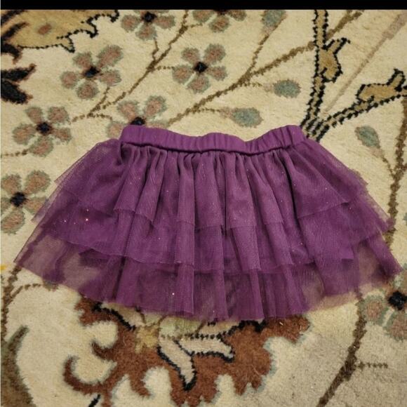Baby Starters 12Mo. purple sparkling tool tutu skirt - Picture 1 of 3